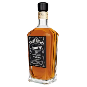 Whiskey Bottle Unique Design PNG Ceu77 PNG