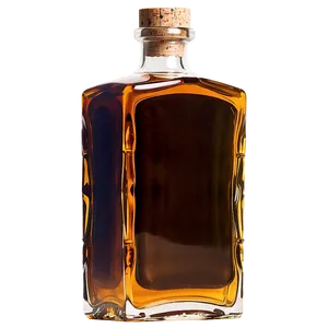 Whiskey Bottle With Cork PNG Jsm