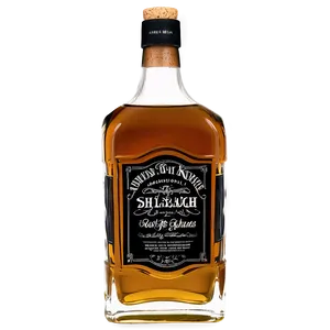Whiskey Bottle With Cork PNG Sqg62 PNG