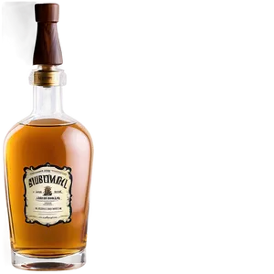 Whiskey Bottle With Label PNG Lbo81 PNG