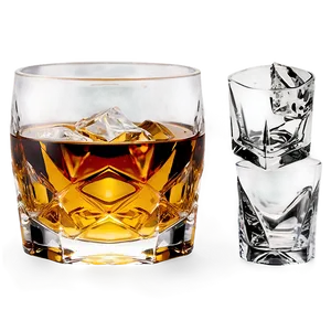 Whiskey Glass Set PNG Gkl28