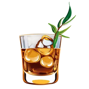 Whiskey Glass Silhouette PNG Nxb PNG