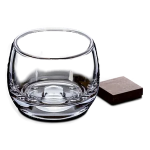 Whiskey Glass With Coaster PNG 22