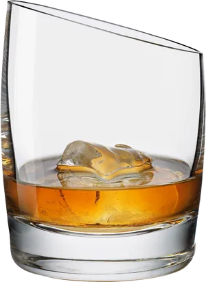 Whiskey On The Rocks Glass PNG image