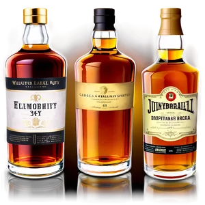 Whisky Bottle Label PNG 37