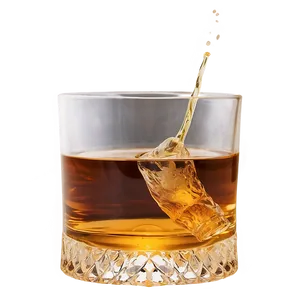 Whisky Neat In Glass PNG Txn42