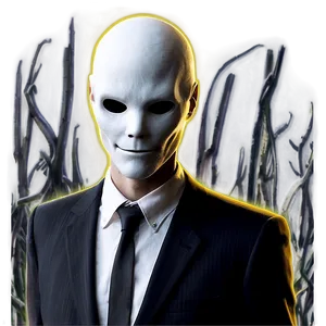 Whispering Slender Man PNG 11