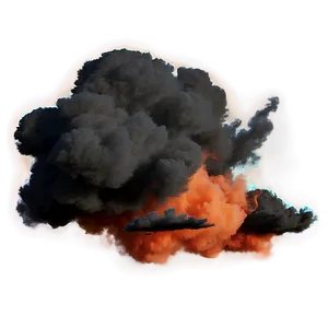 Whispery Orange Smoke Mirage PNG 92