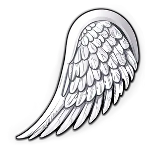 White Angel Wings Image PNG 05042024