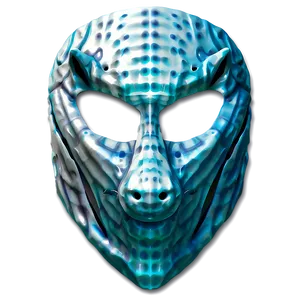 White Animal Mask PNG Chb
