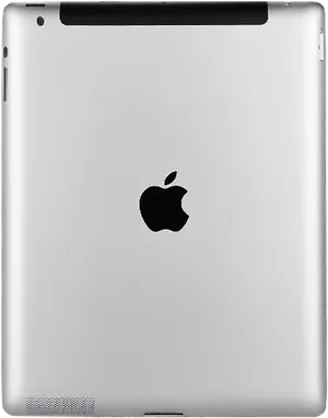 White Applei Pad Back View PNG image