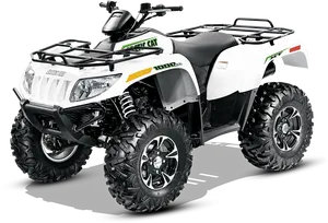 White Arctic Cat A T V PNG image