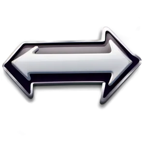 White Arrow Button Png 2 PNG image