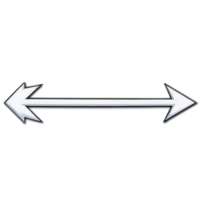 White Arrow Design Png 57 PNG image
