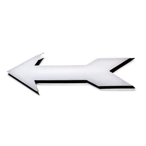 White Arrow For Web Png 05042024 PNG image