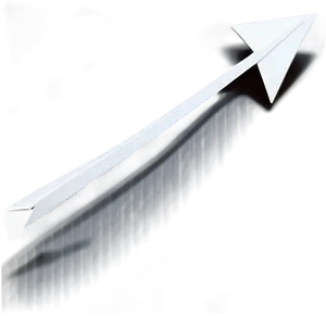 White Arrow With Shadow Png Fxu PNG image
