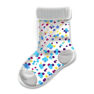 White Baby Socks PNG 19