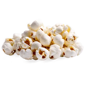 White Background Popcorn Kernel PNG 06292024 PNG