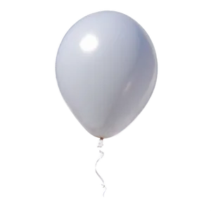 White Balloon Art PNG 15 PNG