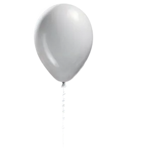 White Balloon Art PNG 5 PNG