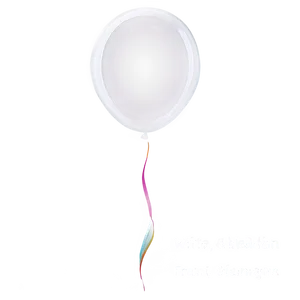 White Balloon Frame PNG Ikx PNG