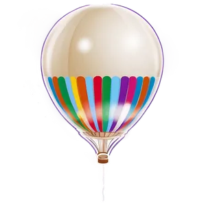 White Balloon Graphic PNG 1 PNG