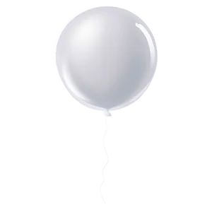 White Balloon Illustration PNG 26 PNG