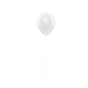 White Balloon Isolated PNG 82 PNG