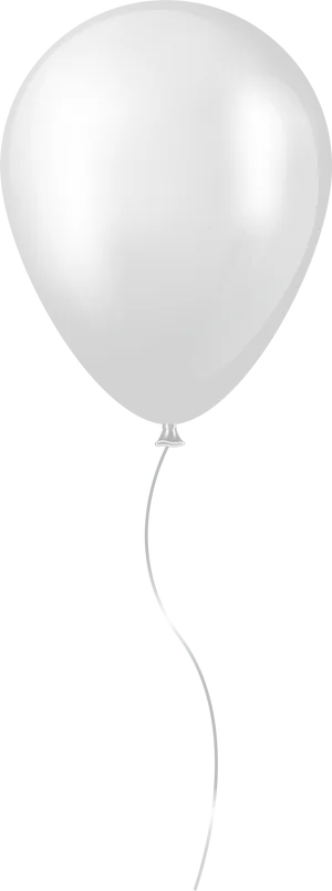 White Balloon Transparent Background.png PNG image