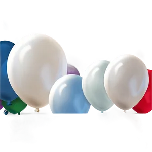 White Balloons D PNG image