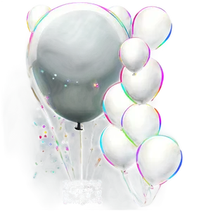 White Balloons For Wedding PNG Cqf43 PNG
