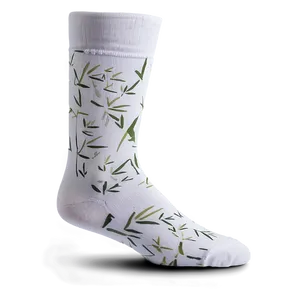 White Bamboo Socks PNG 06272024