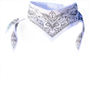 White Bandana Design Png Kob60 PNG image