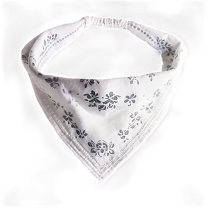 White Bandana Design Png Lnp30 PNG image