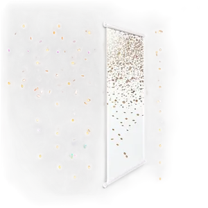 White Banner With Glitter Png 22 PNG image