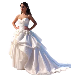 White Beach Wedding Dress Png Ecj82 PNG image