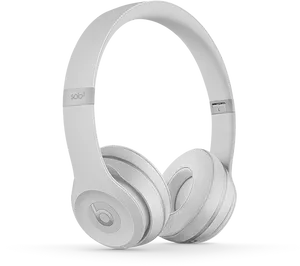 White Beats Solo3 Wireless Headphones PNG