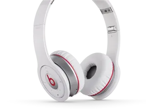 White Beats Wireless Headphones PNG