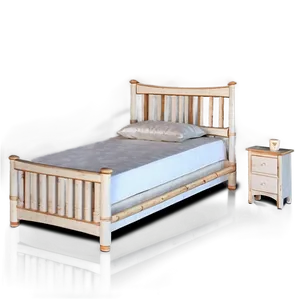 White Bed And Dresser Set PNG 26 PNG