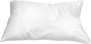 White Bed Pillow Isolated PNG image