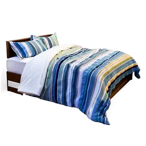 White Bed With Bright Accents PNG Tvb59 PNG