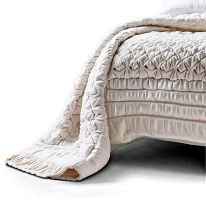 White Bedroom Blanket Png 06282024 PNG image