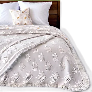 White Bedroom Blanket Png 06282024 PNG image