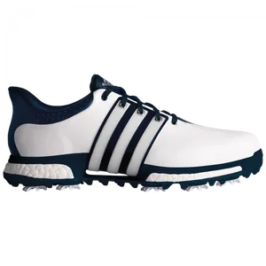 White Blue Golf Shoe PNG image