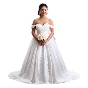 White Bridal Dress Dream Png 6 PNG image