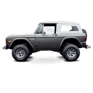 White Bronco Png 06252024 PNG image