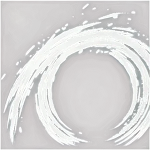 White Brush Stroke Circle PNG Ysg76 PNG