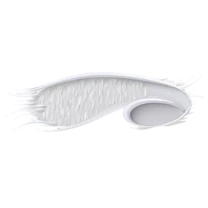 White Brush Stroke Design Png 06262024 PNG image