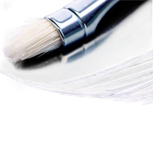 White Brush Stroke Line PNG 06262024