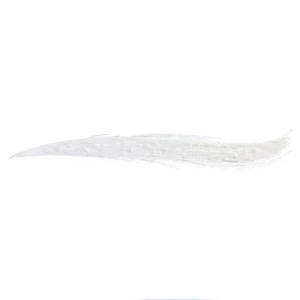 White Brush Stroke Shape PNG Fnj